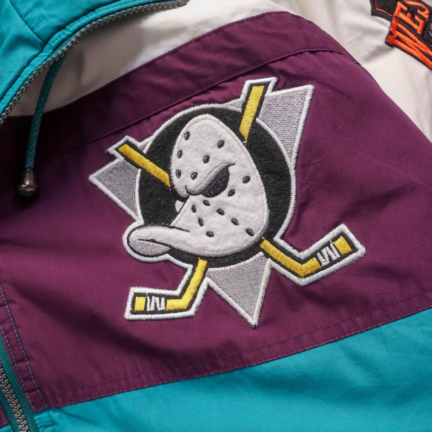 Anaheim Mighty Ducks Nutmeg Sample Jacket - 90s (L)