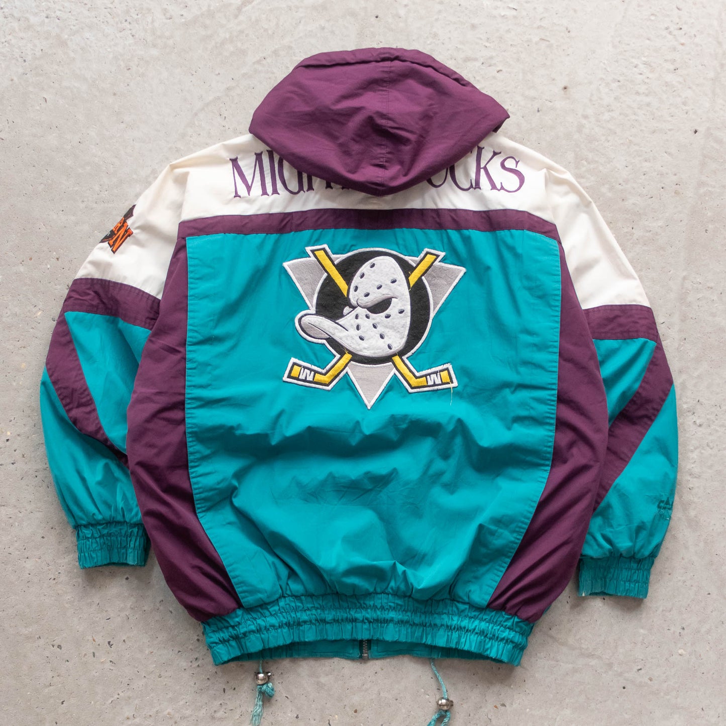 Anaheim Mighty Ducks Nutmeg Sample Jacket - 90s (L)