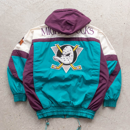 Anaheim Mighty Ducks Nutmeg Sample Jacket - 90s (L)