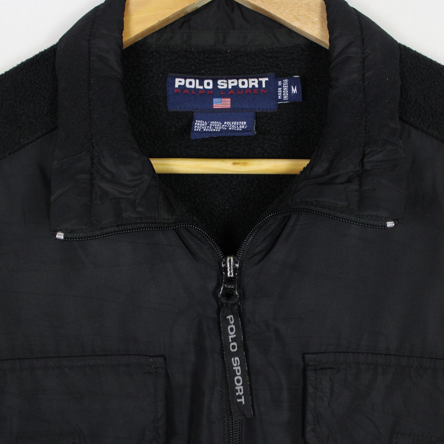 Vintage Polo Sport Fleece Jacket - M