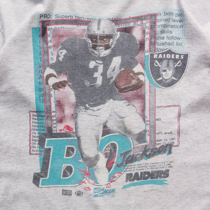 Bo Jackson LA Raiders NFL Salem Tee - 1991 (XL)