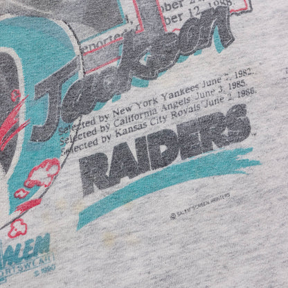Bo Jackson LA Raiders NFL Salem Tee - 1991 (XL)