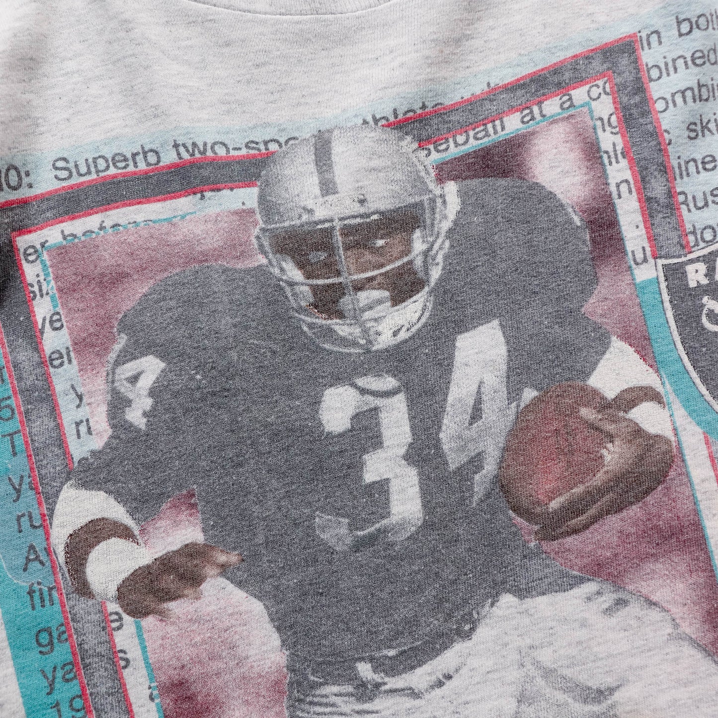 Bo Jackson LA Raiders NFL Salem Tee - 1991 (XL)