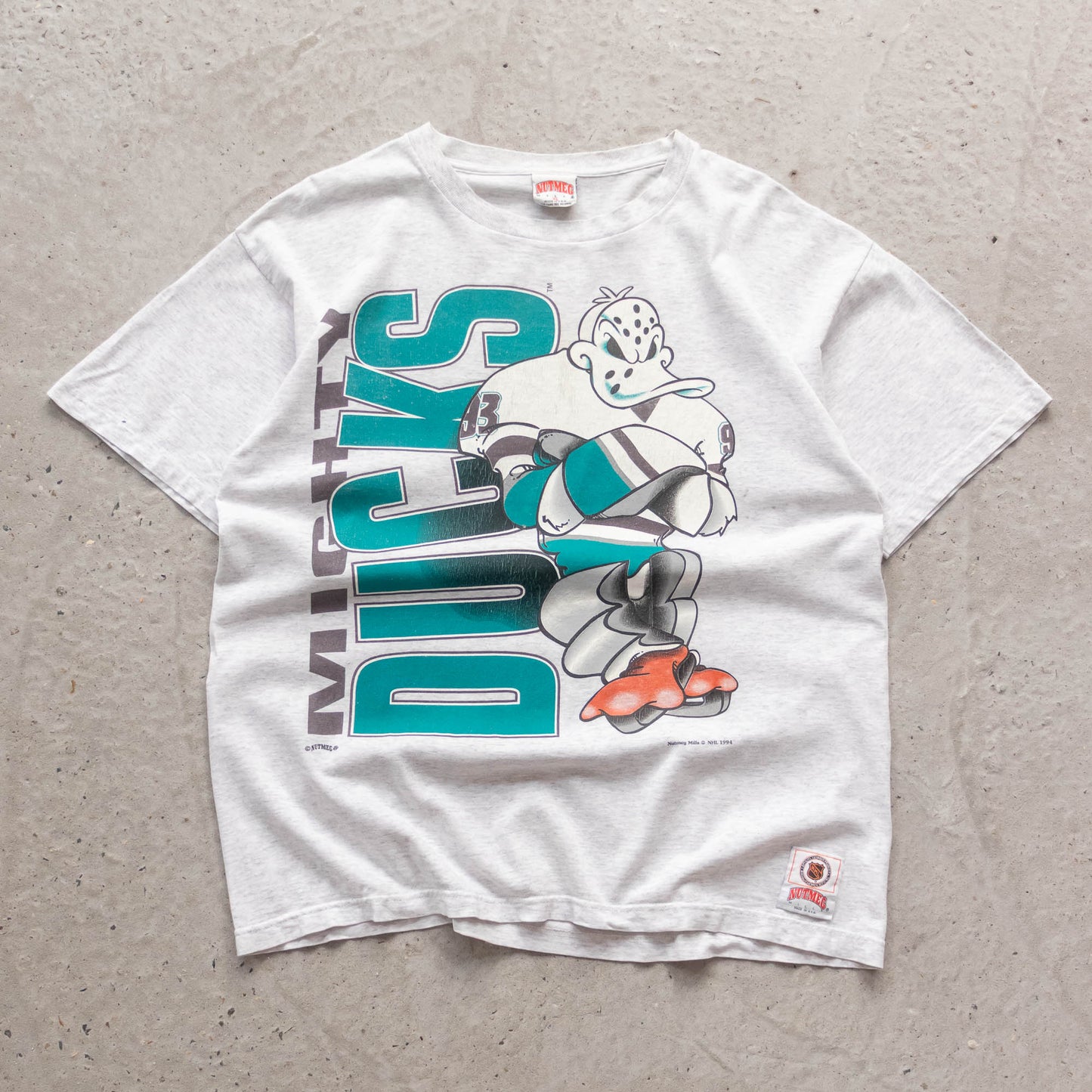 Anaheim Mighty Ducks NHL Nutmeg Tee - 90s (XL)
