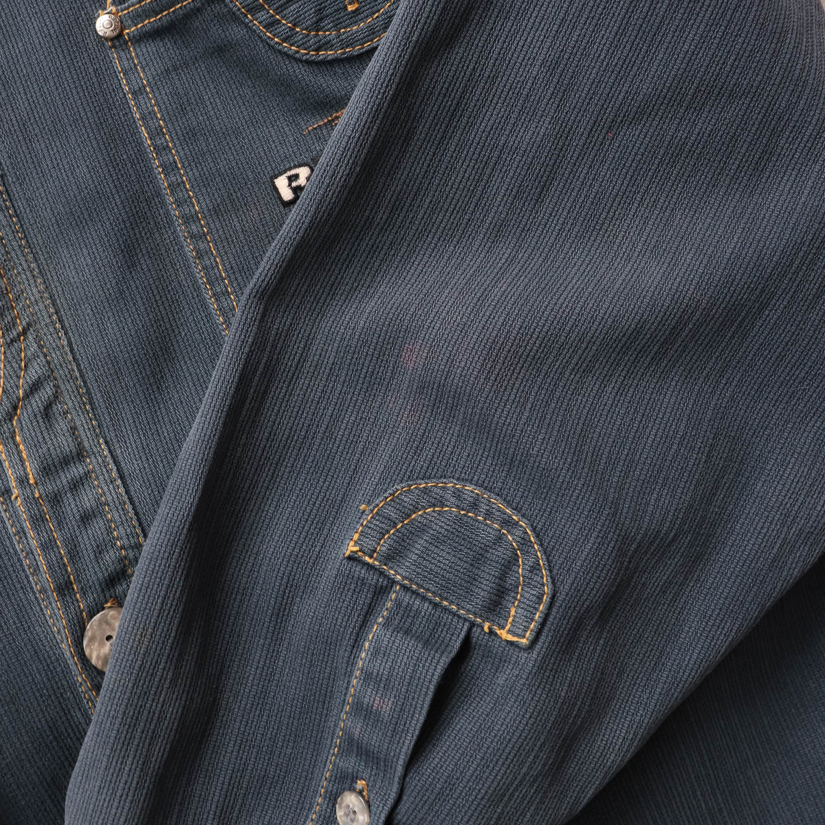 Rip Curl Embroidered Logo Textured Overshirt – 90s (S)