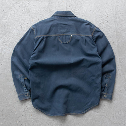 Rip Curl Embroidered Logo Textured Overshirt – 90s (S)