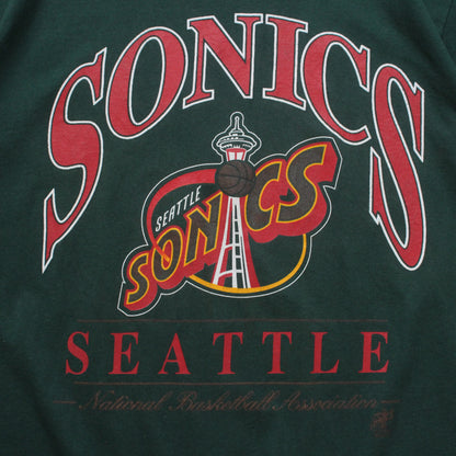 Vintage 90s Seattle Super Sonics NBA Tee - L