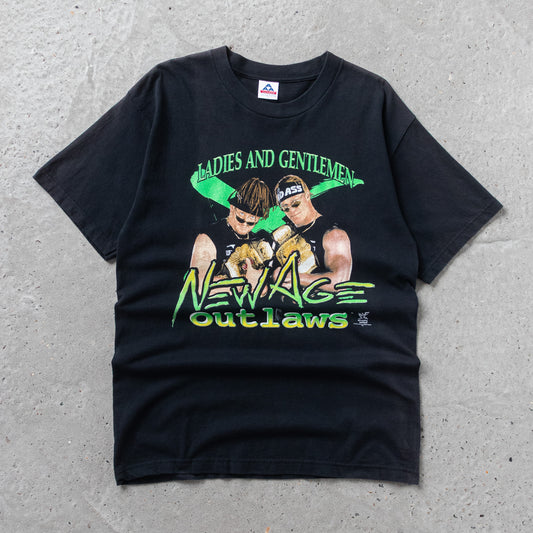 Vintage 1998 New Age Outlaws D - Generation X WWF Tee - L - AL Vintage