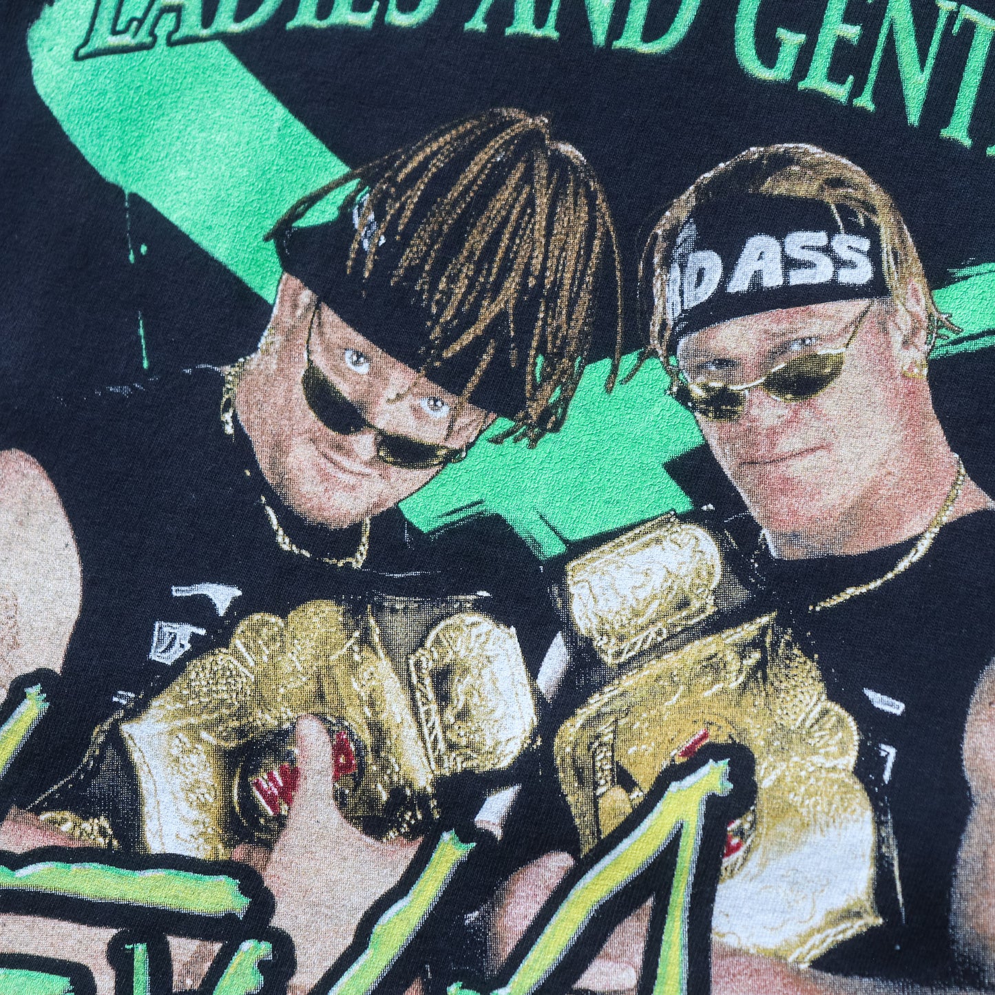 Vintage 1998 New Age Outlaws D - Generation X WWF Tee - L - AL Vintage