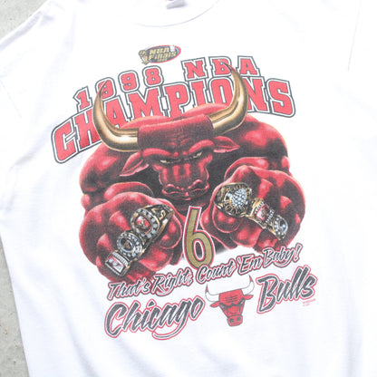 Vintage 1998 Chicago Bulls NBA Champions Tee - XXL