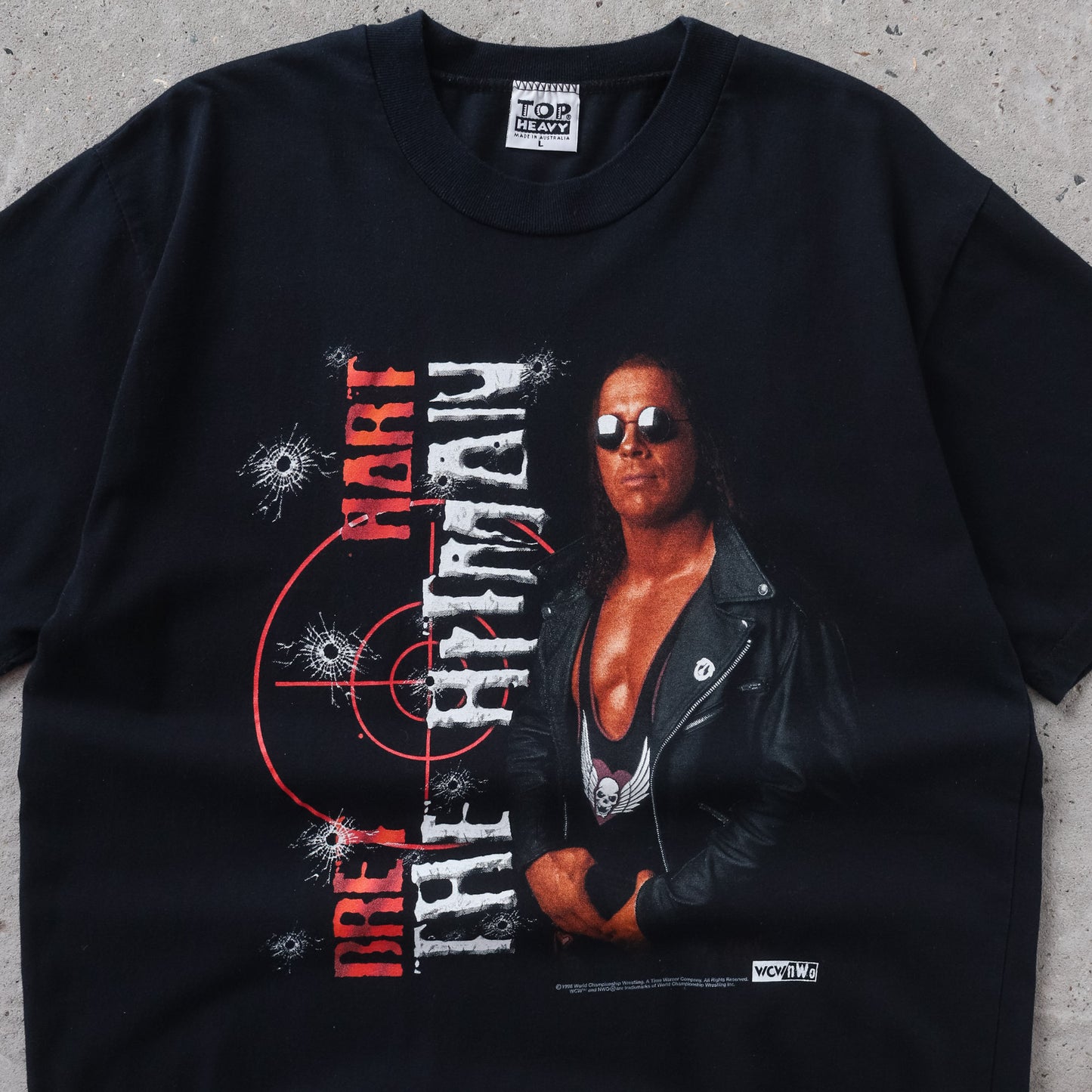 Vintage 1998 Bret 'Hitman' Hart WCW Tee - L - AL Vintage