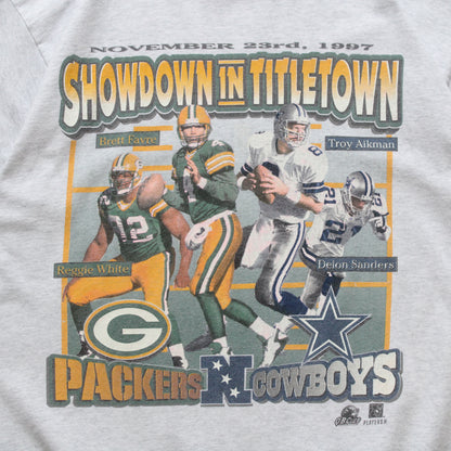 Vintage 1997 Packers vs Cowboys NFL Tee - XL