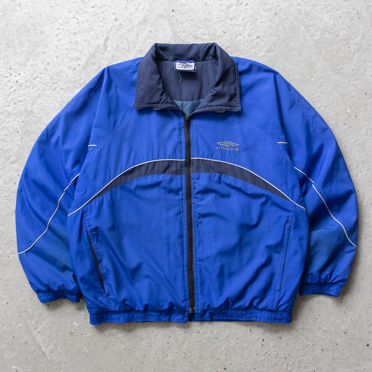 Umbro Colourblock Quilted Windbreaker Jacket - 90s (S)
