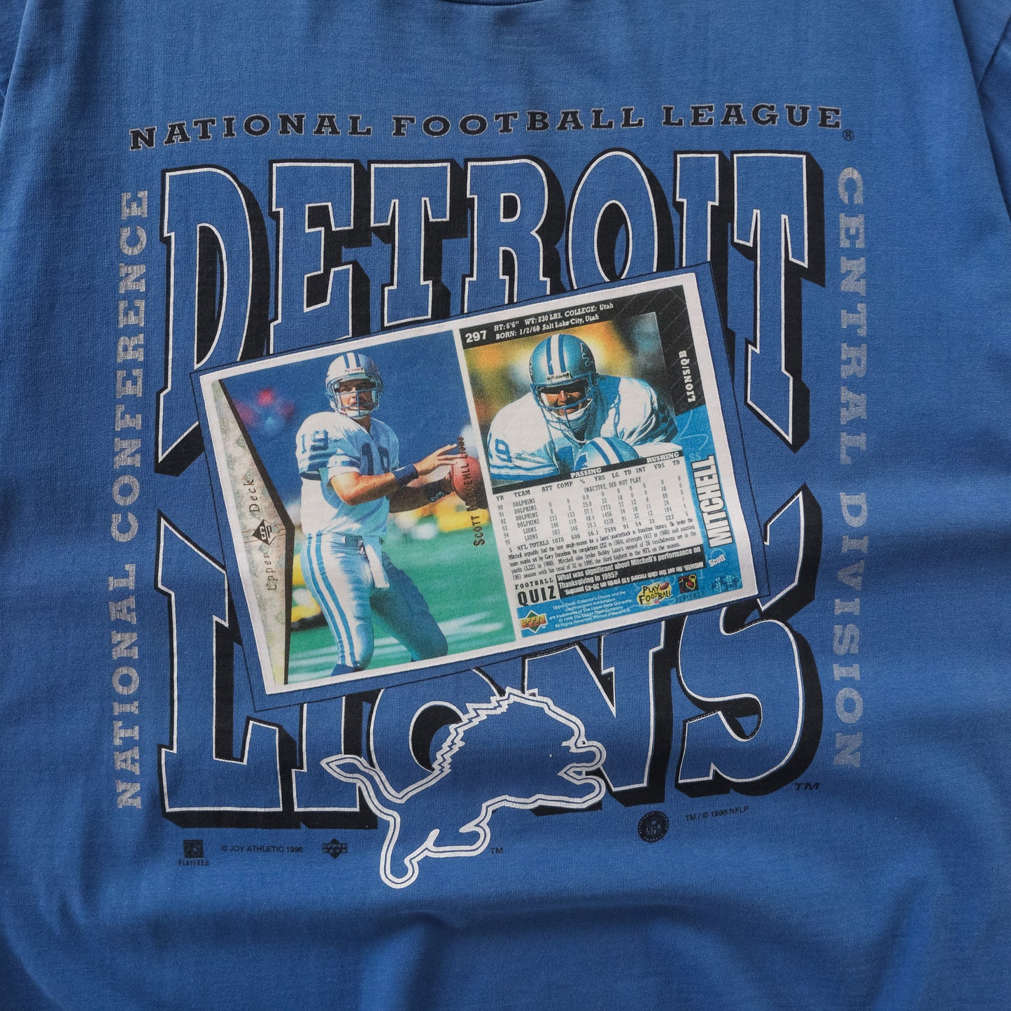 Vintage 1996 Detroit Lions Upper Deck NFL Tee - L - AL Vintage