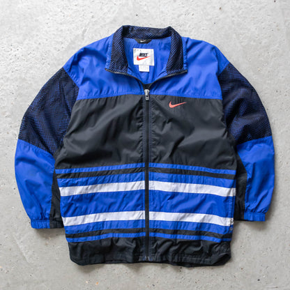 Nike Swoosh Mesh Panelled Windbreaker Jacket - 90s (L)