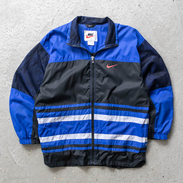 Nike Swoosh Mesh Panelled Windbreaker Jacket - 90s (L)