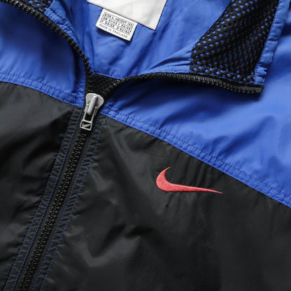 Nike Swoosh Mesh Panelled Windbreaker Jacket - 90s (L)