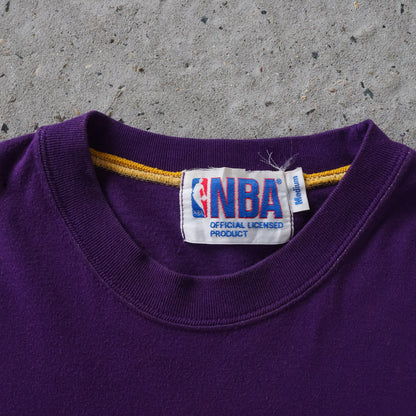 Vintage 80s Los Angeles Lakers NBA Tee - M