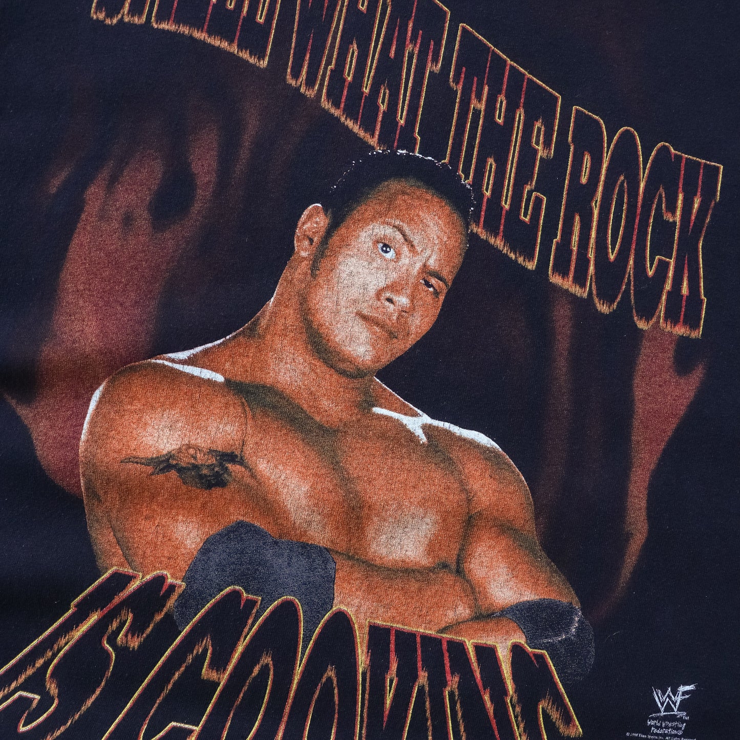 Vintage 1998 The Rock WWF Tee - XL