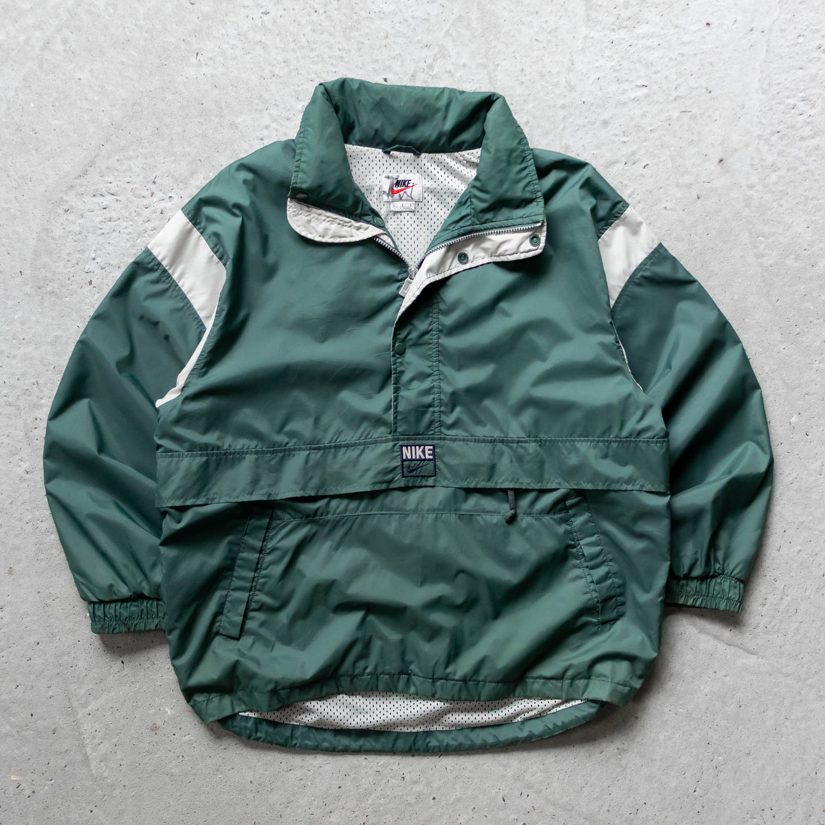 Nike Mesh Lined 1/4 Zip Anorak Jacket – 90s (L)