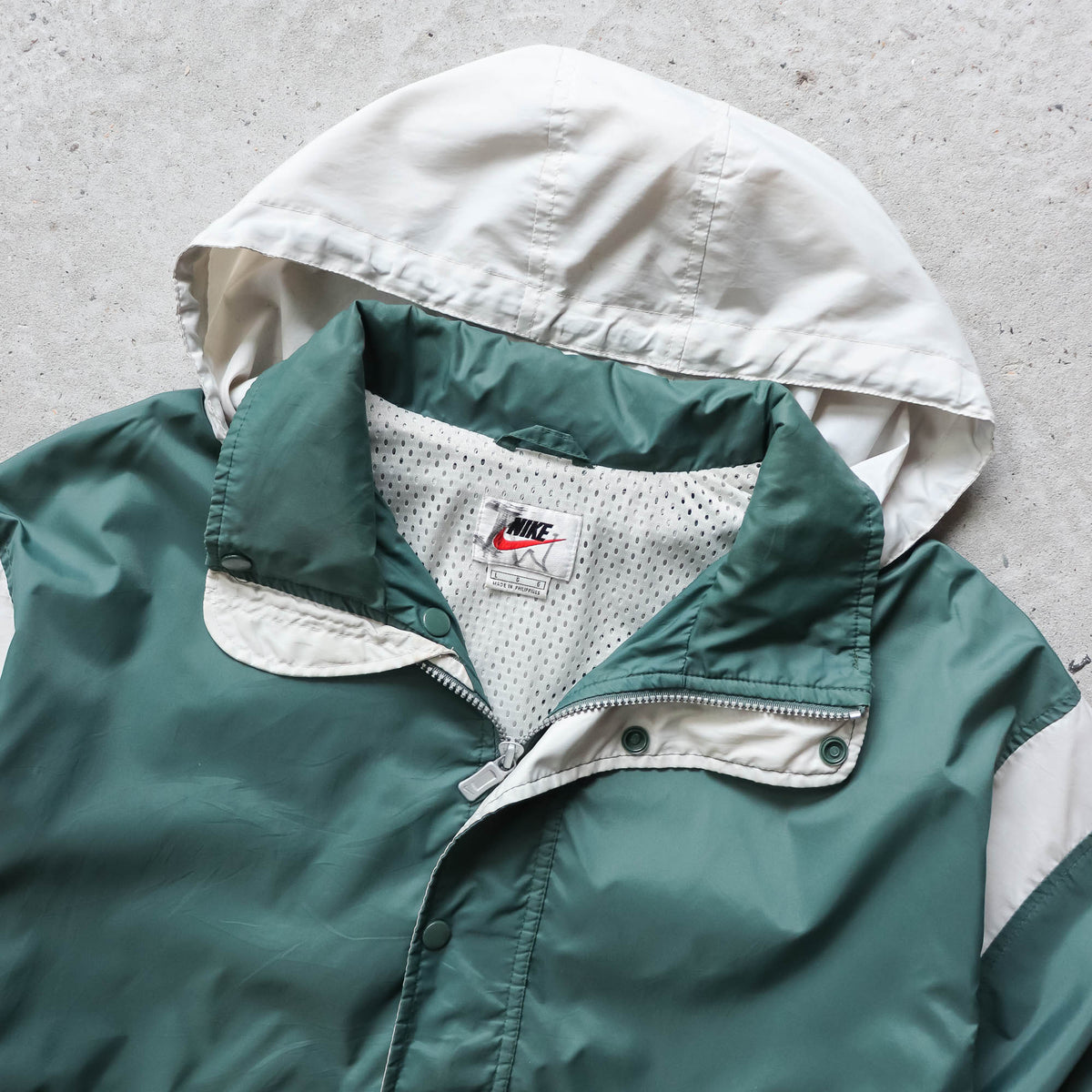 Nike Mesh Lined 1/4 Zip Anorak Jacket – 90s (L)