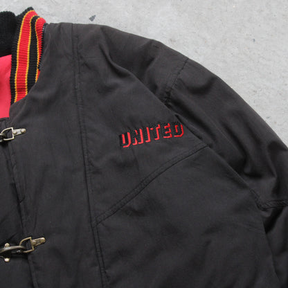 Vintage 90s Manchester United Umbro Puffer Football Jacket - L