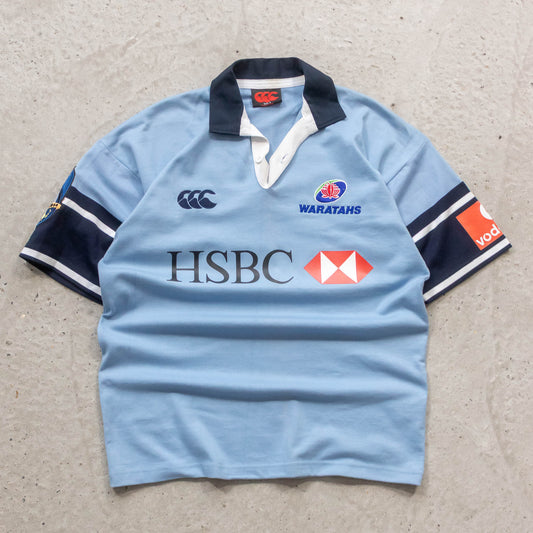 NSW Waratahs Super 12 Canterbury Rugby Jersey - 2005 (S)