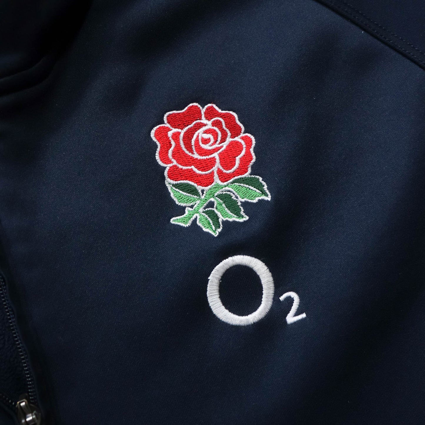 England Rugby Nike 1/4 Zip Fleece Pullover - 2000s (L)
