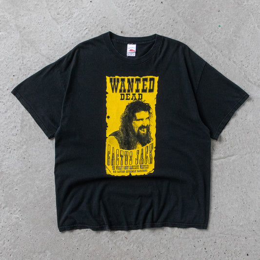 Vintage 1998 Cactus Jack 'Wanted Dead' Mick Foley WWF Tee - XL - AL Vintage