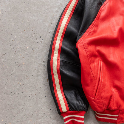 All Star Cafe Melbourne Leather Bomber Jacket - 1995 (L)