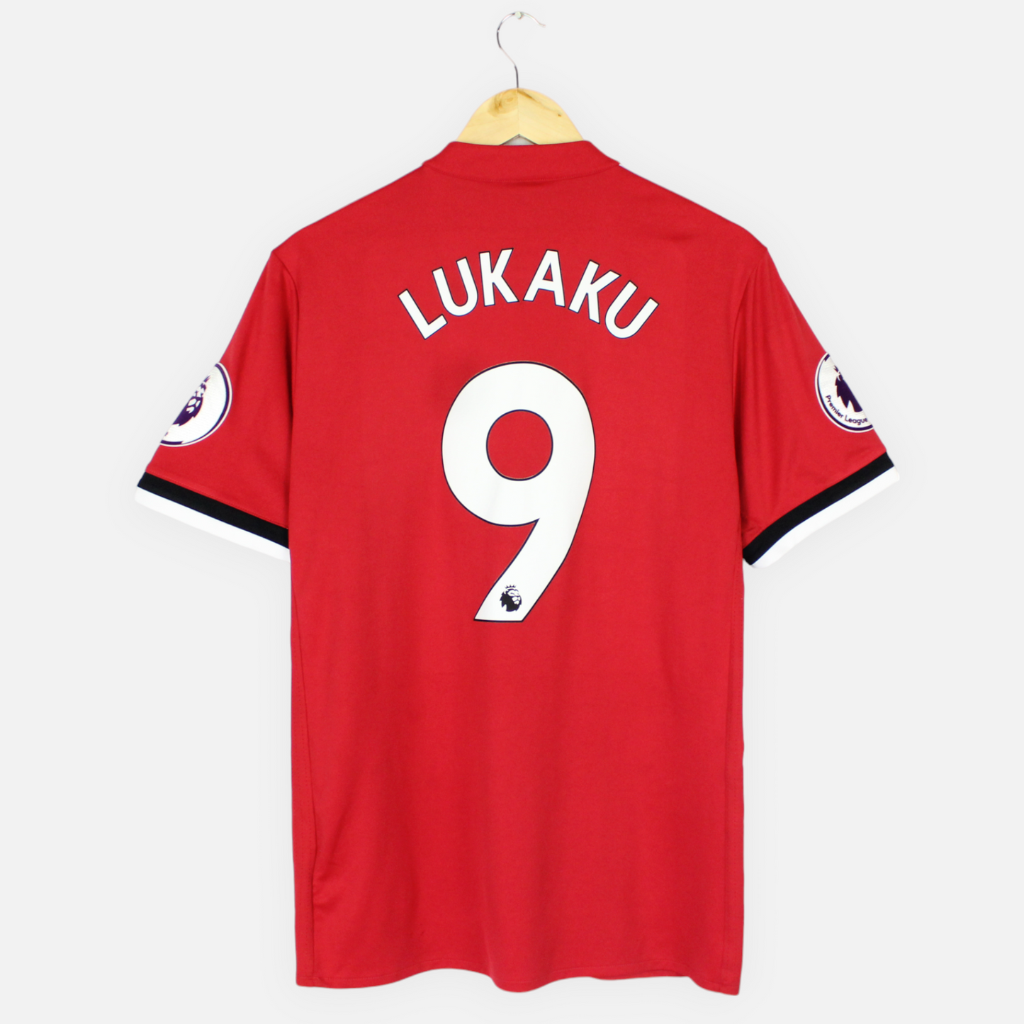 Manchester United 2017/18 Home #9 Lukaku Jersey - M