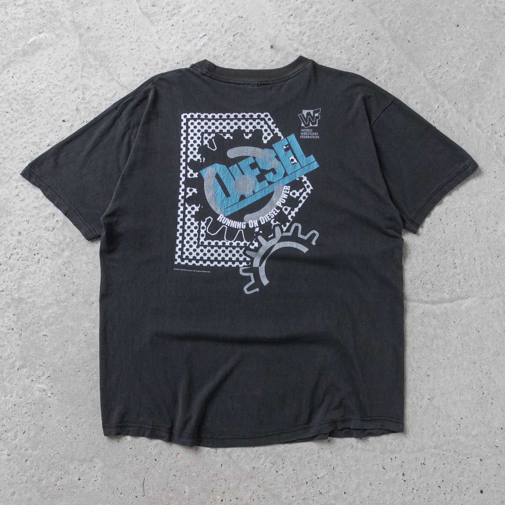 Vintage 1995 Diesel Big Daddy Cool WWF Tee - XL - AL Vintage