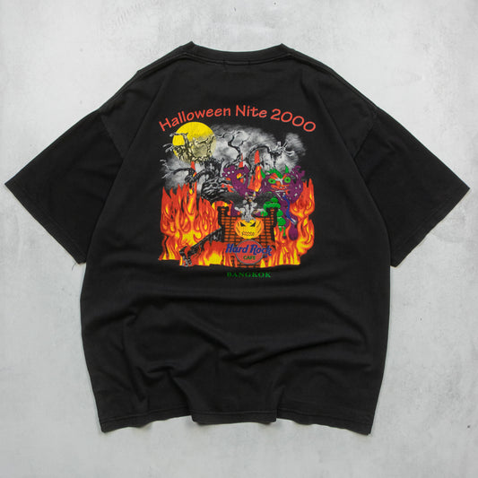 Vintage 2000 Hard Rock Cafe Bangkok Halloween Tee - XL