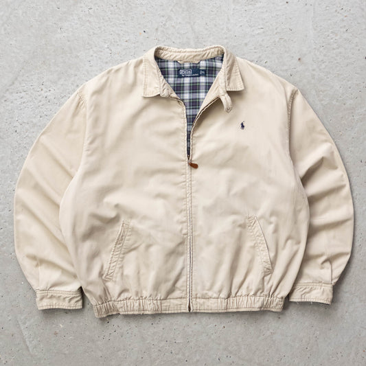 Polo Ralph Lauren Plaid Lined Harrington Jacket - 90s (XL)