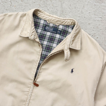 Polo Ralph Lauren Plaid Lined Harrington Jacket - 90s (XL)