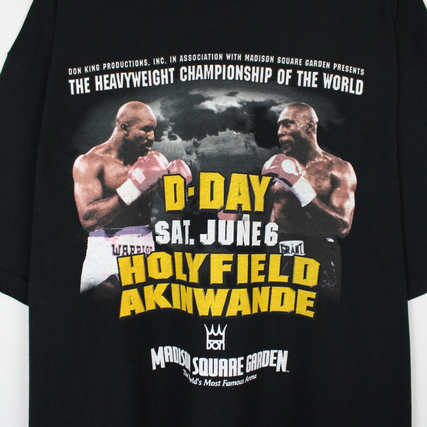 Vintage 1998 Holyfield vs Akinwande Boxing Tee - XL