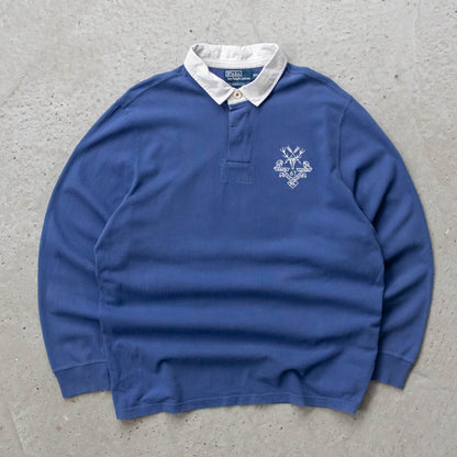 Polo Ralph Lauren Crest Rugby Shirt – 2000s (XL)