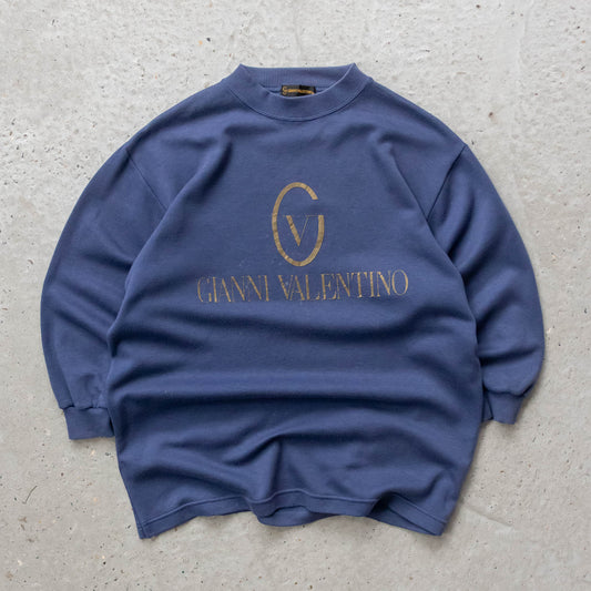Gianni Valentino Spellout Logo Sweatshirt – 90s (M)