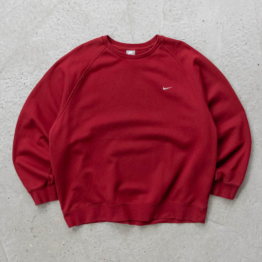 Nike Mini Swoosh Embroidered Sweatshirt - 2000s (XXL)