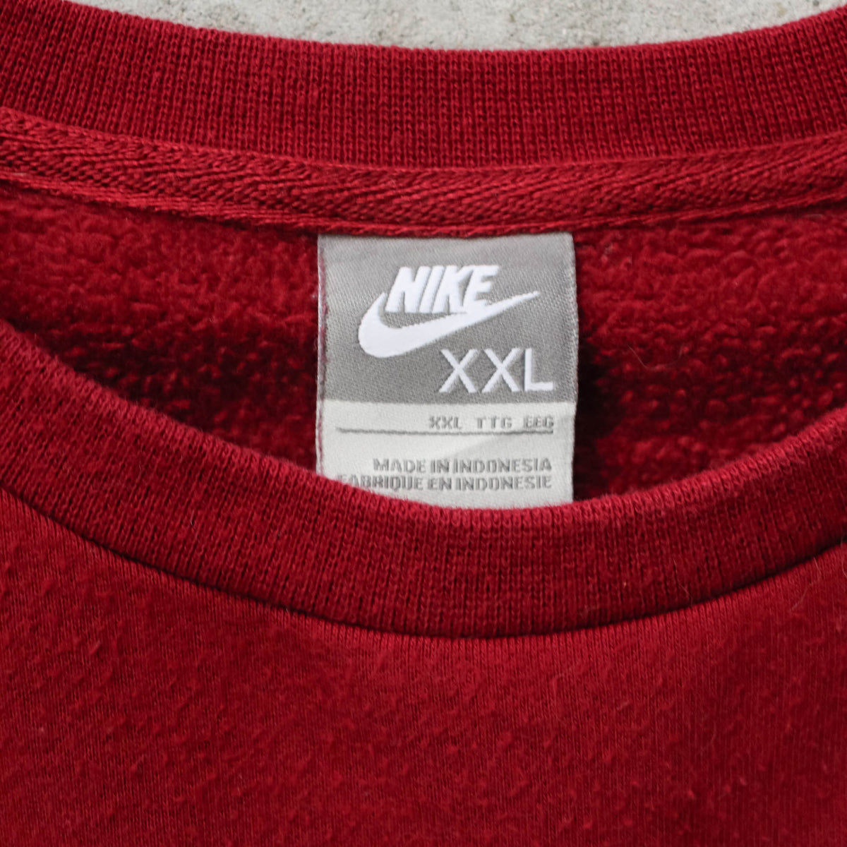 Nike Mini Swoosh Embroidered Sweatshirt - 2000s (XXL)