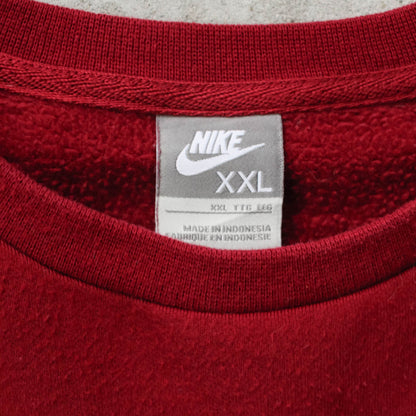 Nike Mini Swoosh Embroidered Sweatshirt - 2000s (XXL)