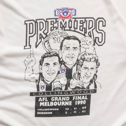Collingwood Magpies AFL Premiers Tee - 1990 (XL)