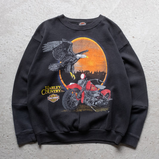 Vintage 90s Harley Davidson Harley Country Sweatshirt - M