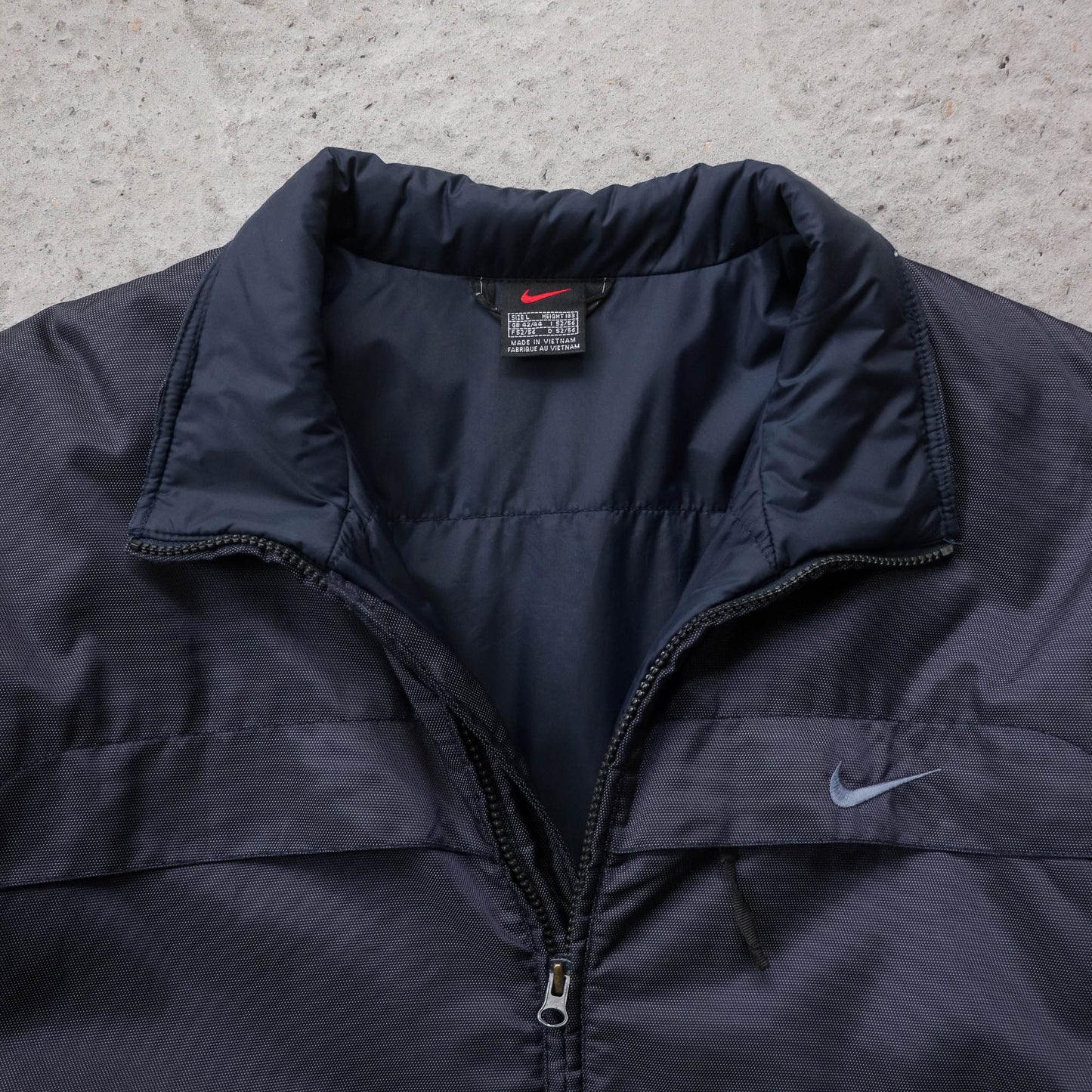 Nike Spellout Quilted Jacket - 90s (L)