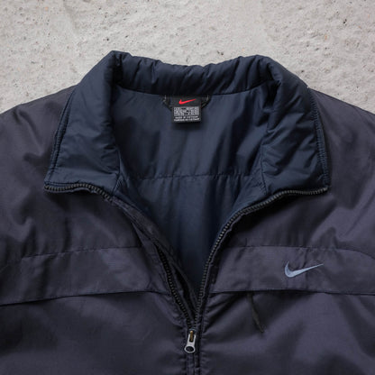 Nike Spellout Quilted Jacket - 90s (L)