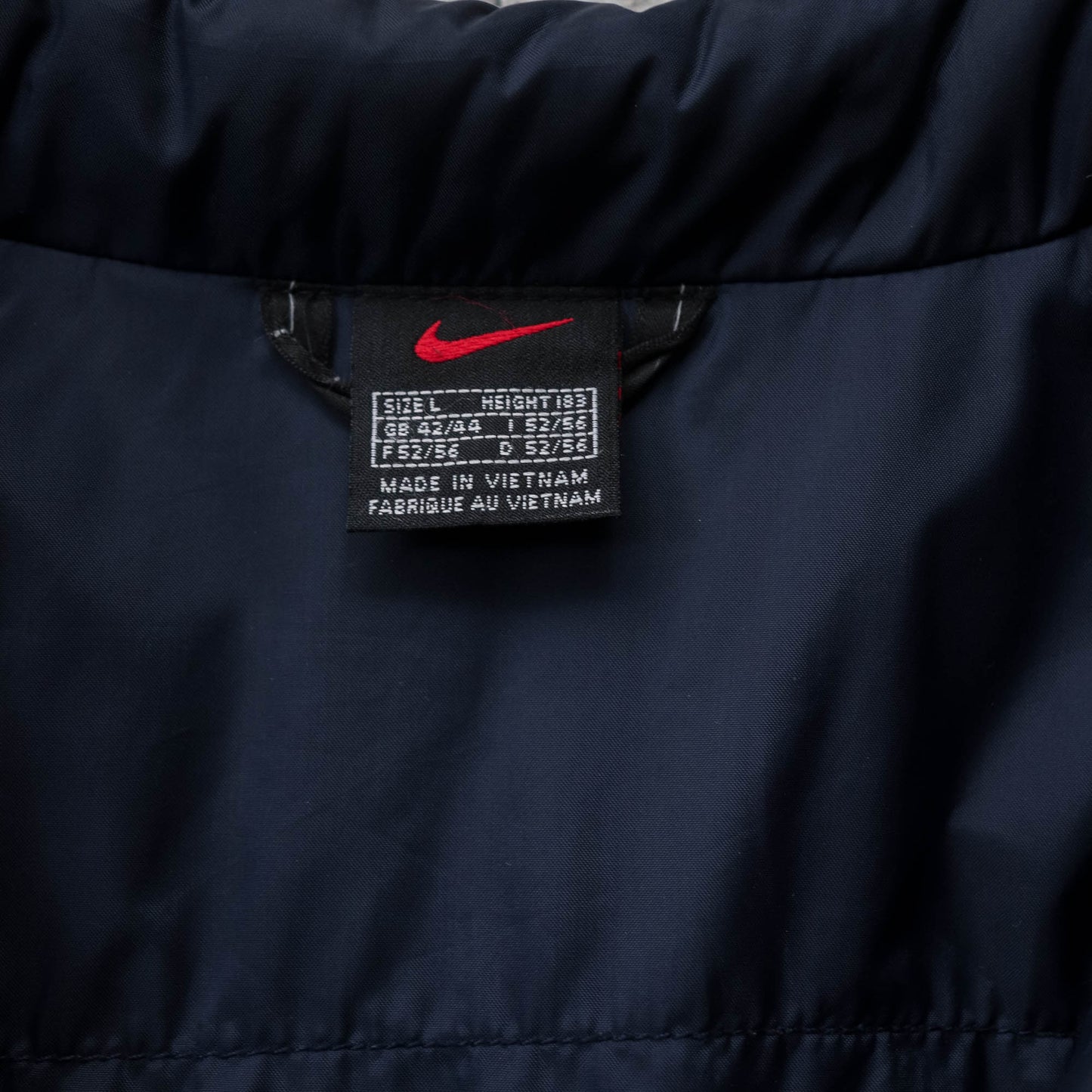 Nike Spellout Quilted Jacket - 90s (L)