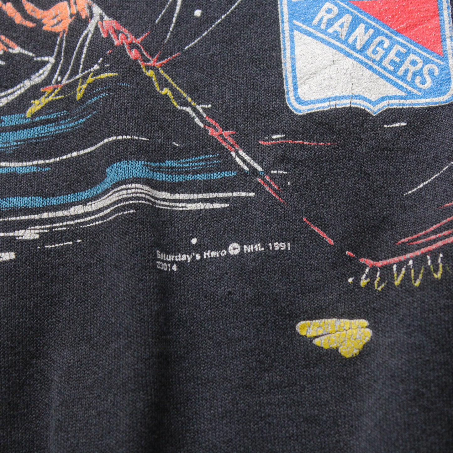 Vintage 1991 New York Rangers NHL Sweatshirt - L