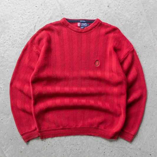 Chaps Ralph Lauren Herringbone Knit Sweater – 90s (L)