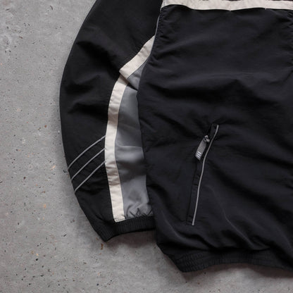 Adidas Embroidered Logo Windbreaker Jacket - 90s (M)