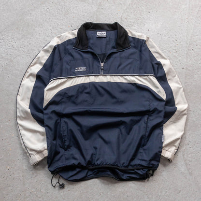 Umbro Two-Tone 1/4 Zip Windbreaker Jacket - 90s (XL)